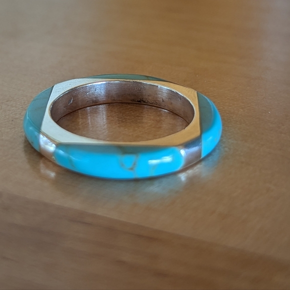Turquoise 925 Sterling Silver Ring - Picture 3 of 14